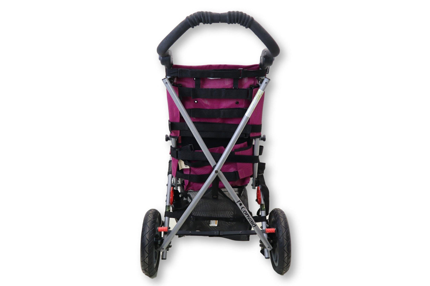 Convaid Cruiser 14 Special Needs Stroller Pediatric Wheelchair | 13" x 16" Seat | Adjustable Push Handle-Mobility Equipment for Less