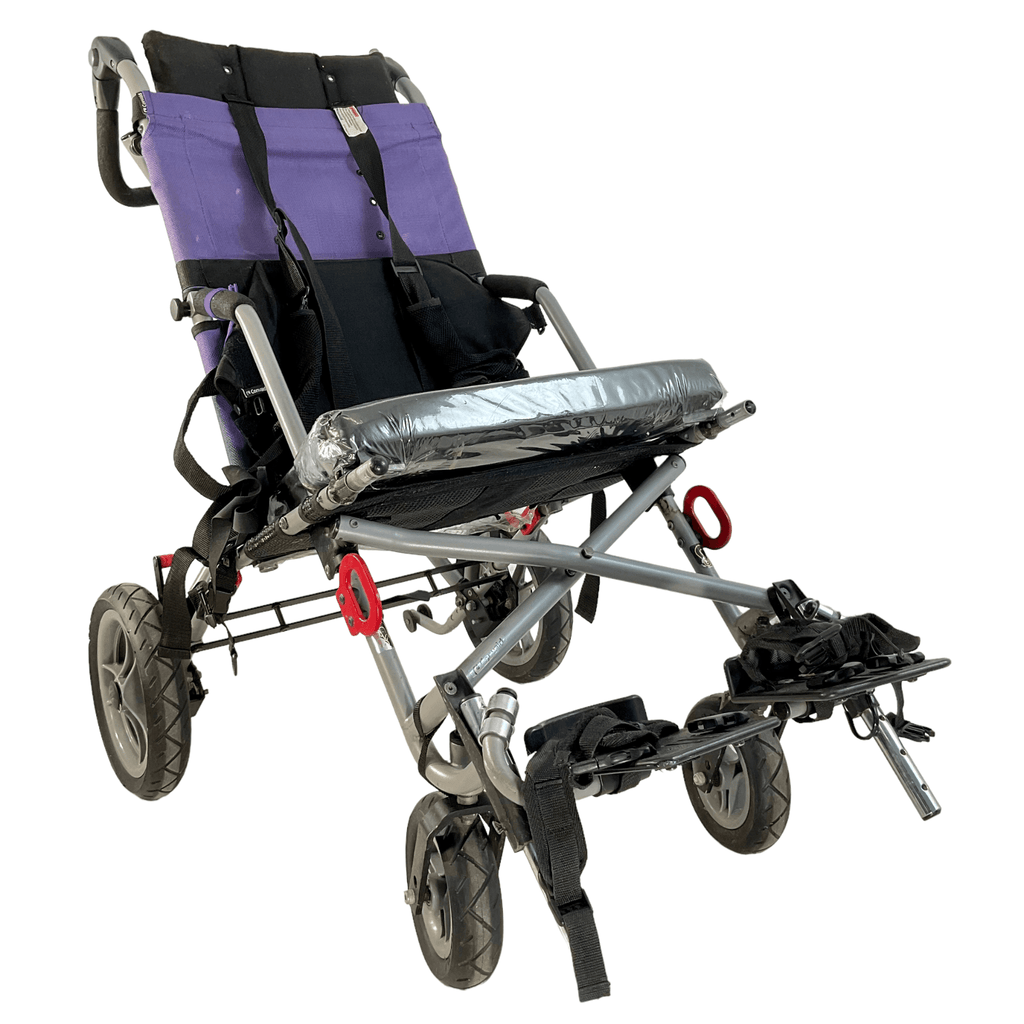 Convaid Cruiser CX12 Folding Pediatric Stroller | Transit Kit, Swing-Away Leg Rests, Heel Loops - Mobility Equipment for Less