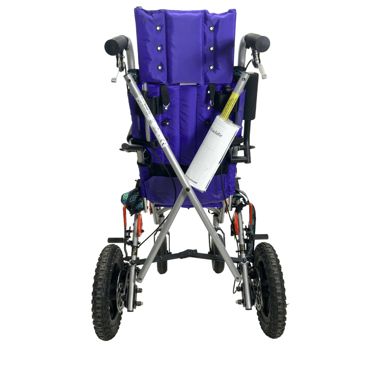 Convaid Cruiser Scout 12 Pediatric Stroller | 16 x 12.5 Seat | Tool-free Depth Adjustment - Mobility Equipment for Less