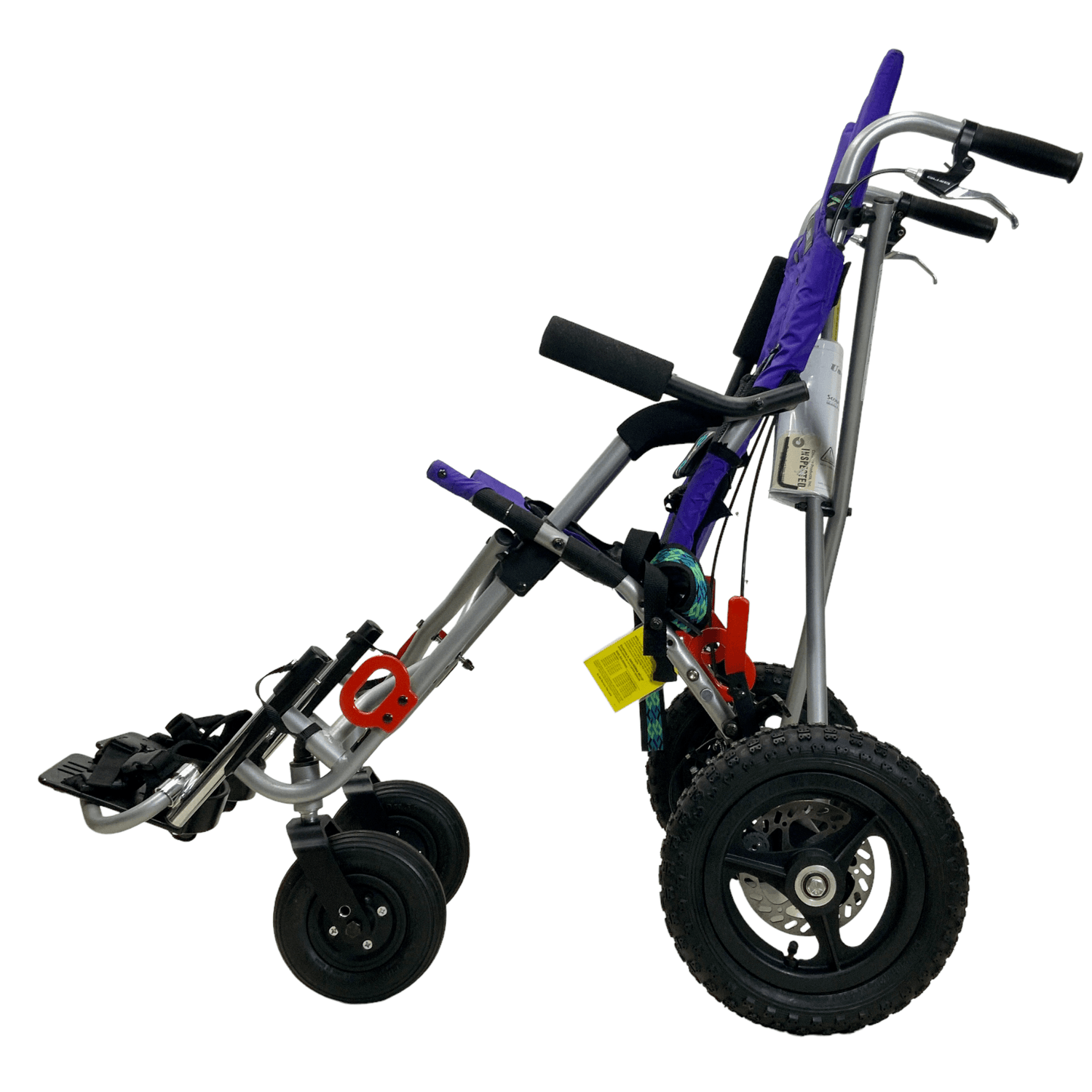 Convaid Cruiser Scout 12 Pediatric Stroller | 16 x 12.5 Seat | Tool-free Depth Adjustment - Mobility Equipment for Less