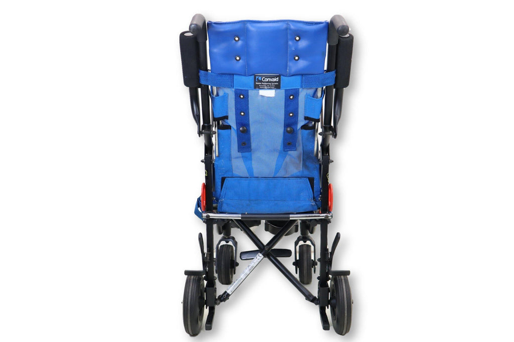Convaid EZ-Rider 12 Special Needs Stroller Pediatric Wheelchair | 12" x 14" Seat | Collapsible Stroller-Mobility Equipment for Less
