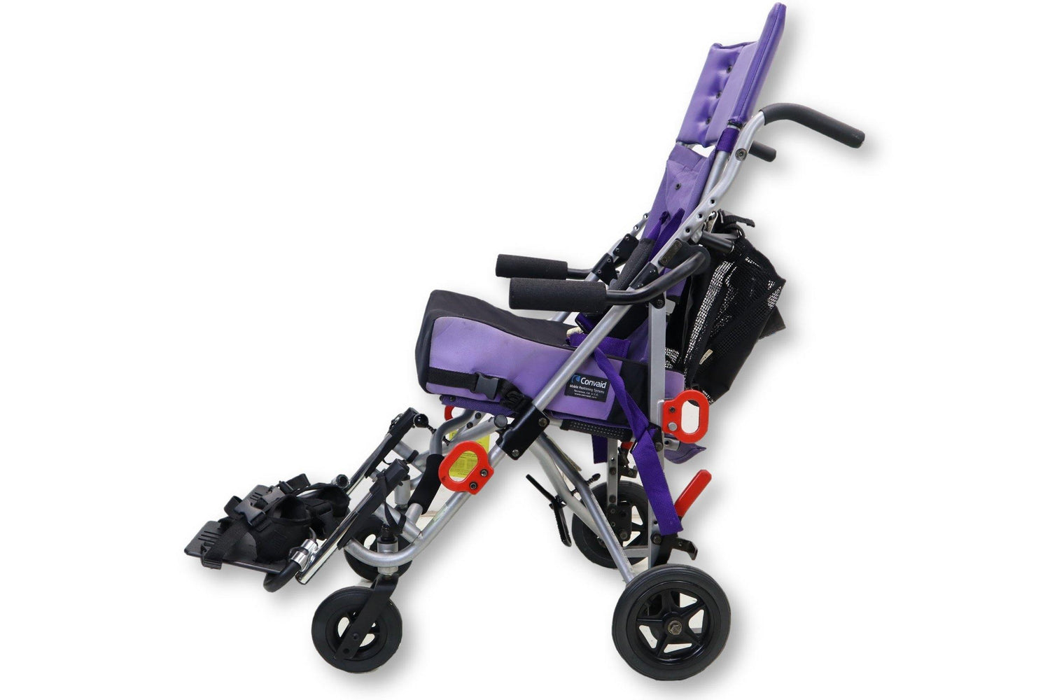 Convaid EZ-Rider 14 Special Needs Stroller Pediatric Wheelchair | 14" x 18" Seat | Collapsible Stroller-Mobility Equipment for Less