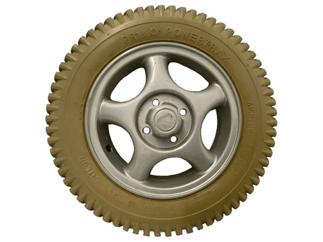 Drive Wheel Assembly for Invacare TDX 3, TDX 4, TDX 5 Power Chairs | Primo Powertrax | 1104437 | 14" x 3" | Certified Pre-Owned-Mobility Equipment for Less