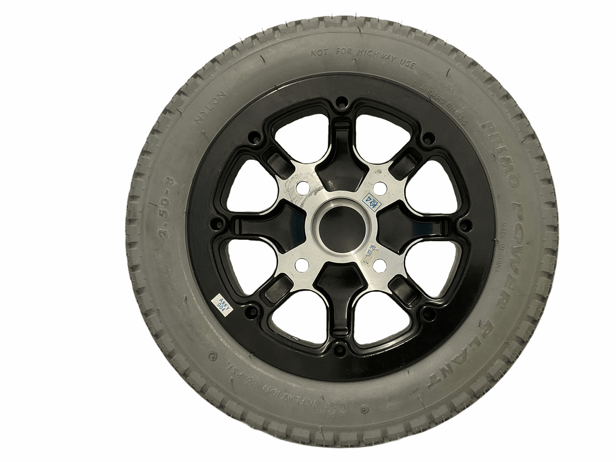 Drive Wheel Assembly for Quickie S636, S646, S646E, S626 Power Chairs | Primo Power Plant | 124579 | 14" x 3" | Certified Pre-Owned-Mobility Equipment for Less