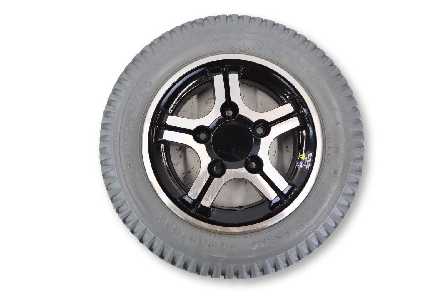 Drive Wheel for Pride Mobility Quantum 600, 6000, and R-4000 Power Chairs | Primo PowerTrax WHLASMB1769 | 14" x 3" | Certified Pre-Owned-Mobility Equipment for Less