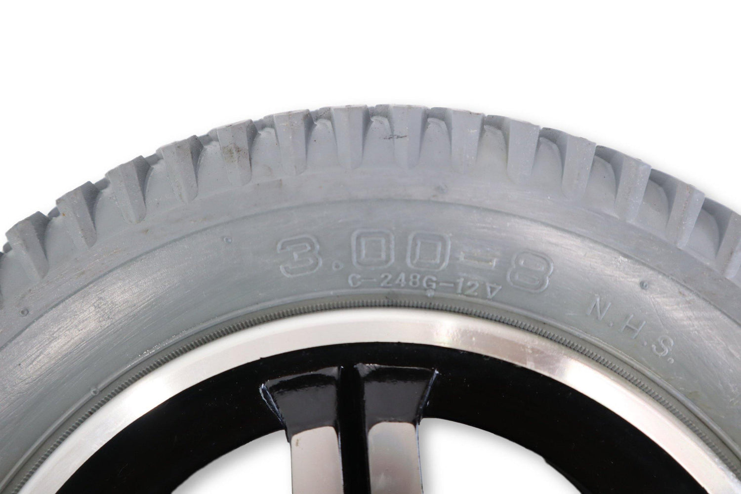 Drive Wheel for Pride Mobility Quantum 600, 6000, and R-4000 Power Chairs | Primo PowerTrax WHLASMB1769 | 14" x 3" | Certified Pre-Owned-Mobility Equipment for Less