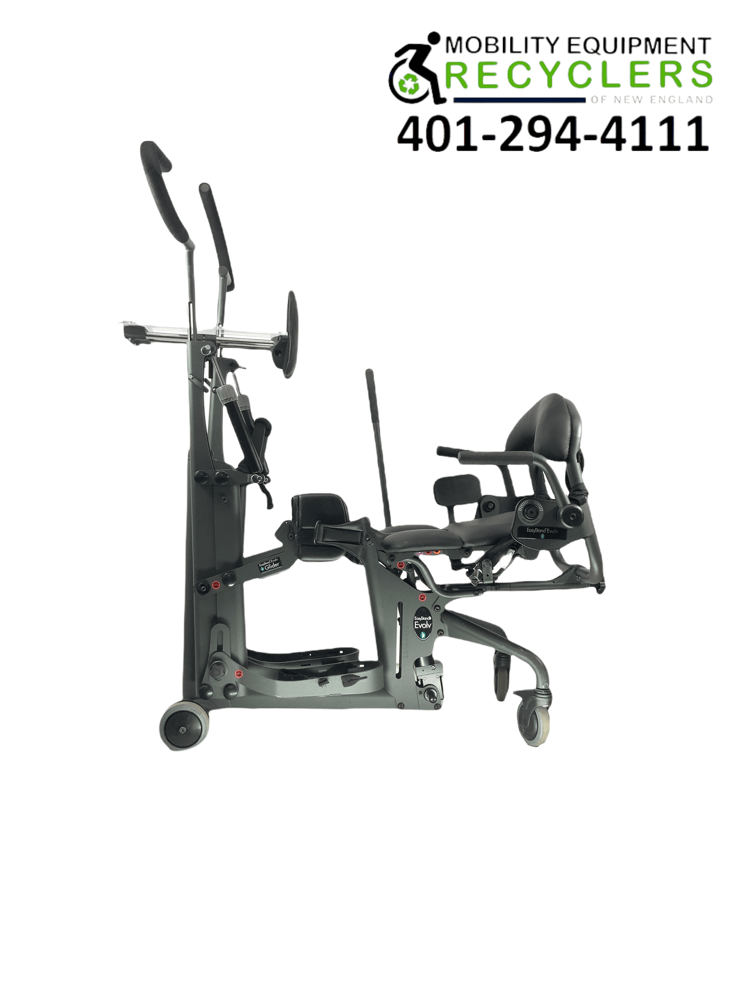 EasyStand Evolv Glider Sit to Stand | Adult Large | 5"-6'2" | 280 lbs Weight Capacity-Mobility Equipment for Less