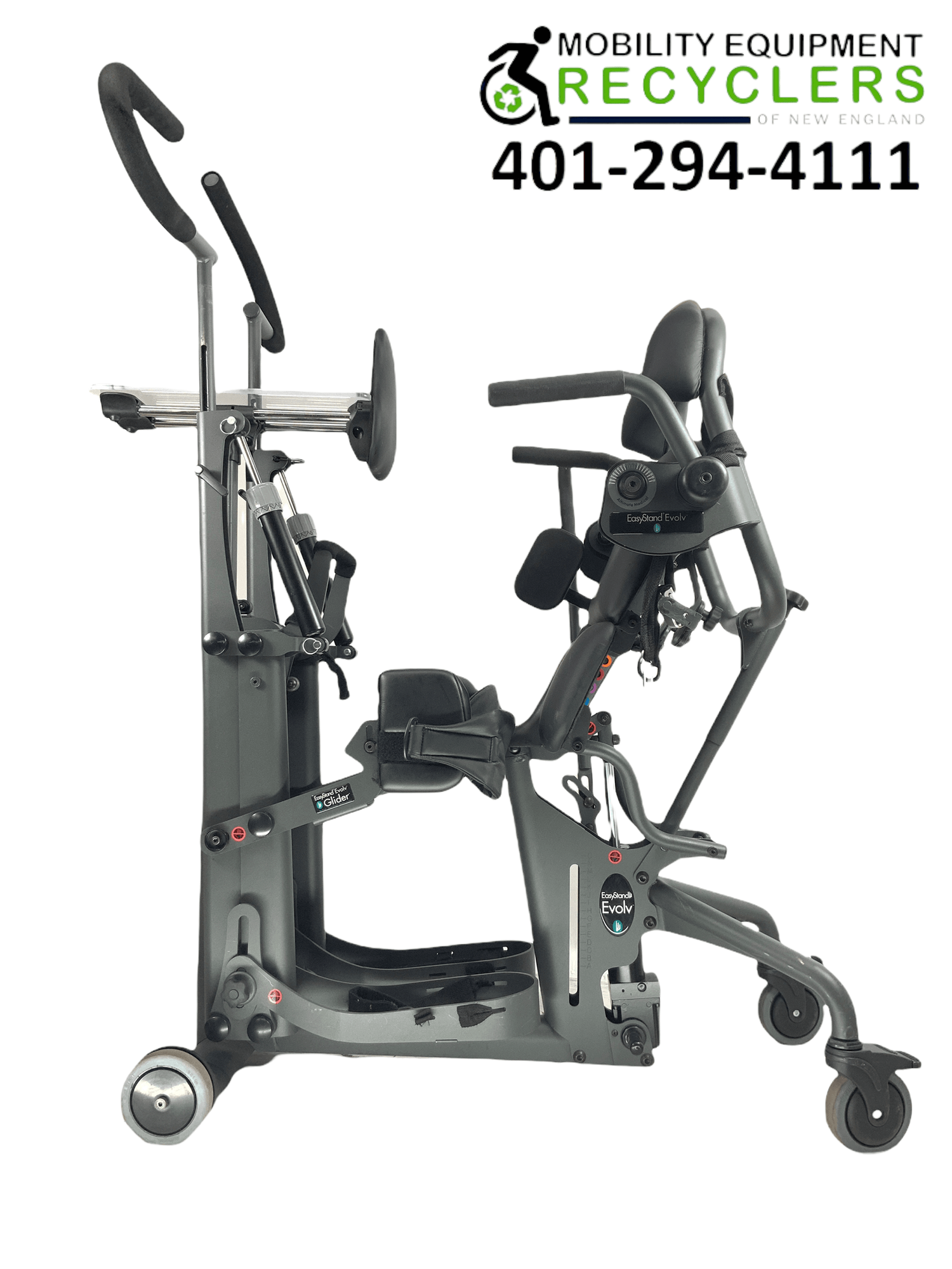 EasyStand Evolv Glider Sit to Stand | Adult Large | 5"-6'2" | 280 lbs Weight Capacity-Mobility Equipment for Less