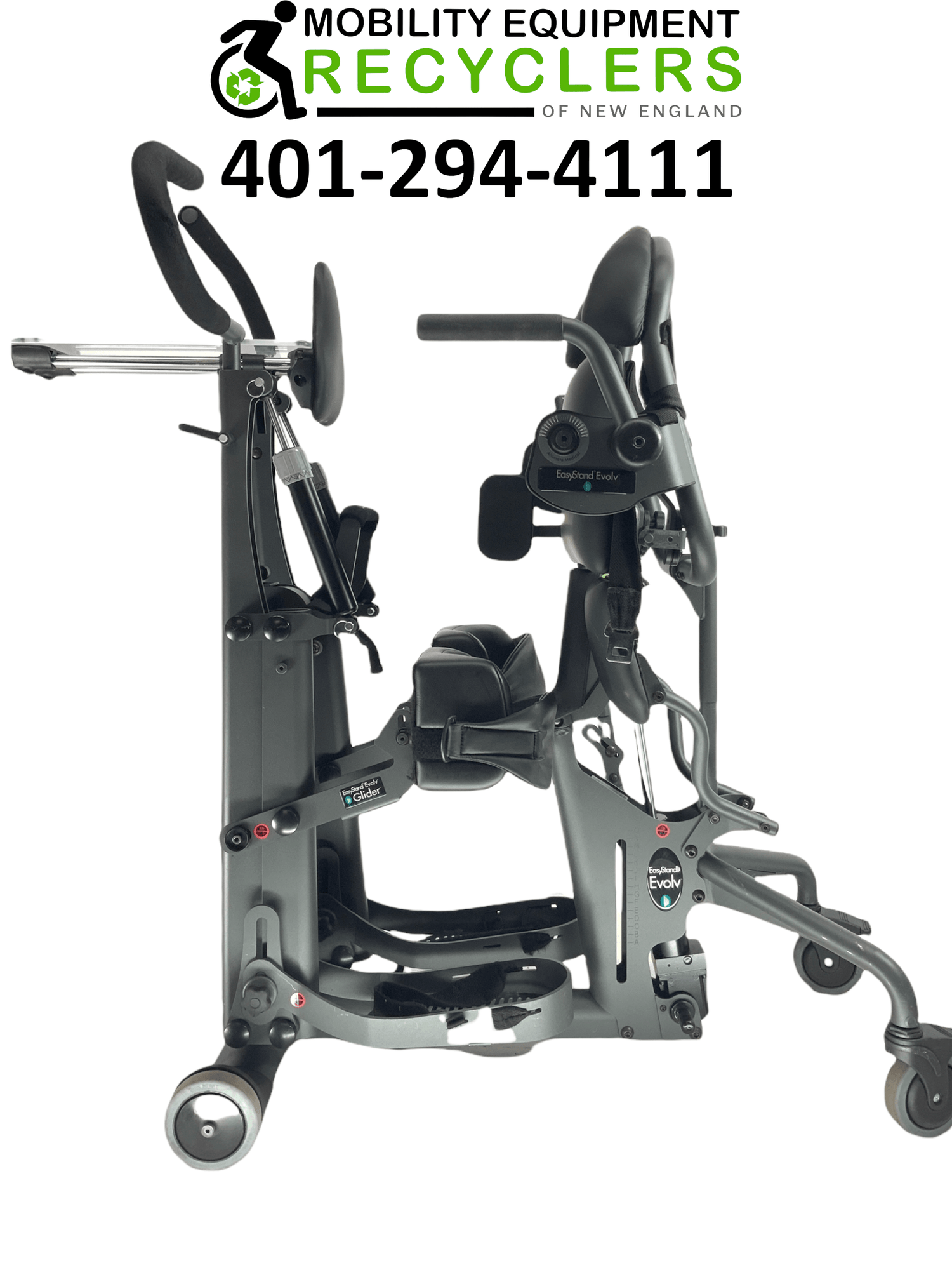 EasyStand Evolv Glider Sit to Stand | Adult Large | 5"-6'2" | 280 lbs Weight Capacity-Mobility Equipment for Less