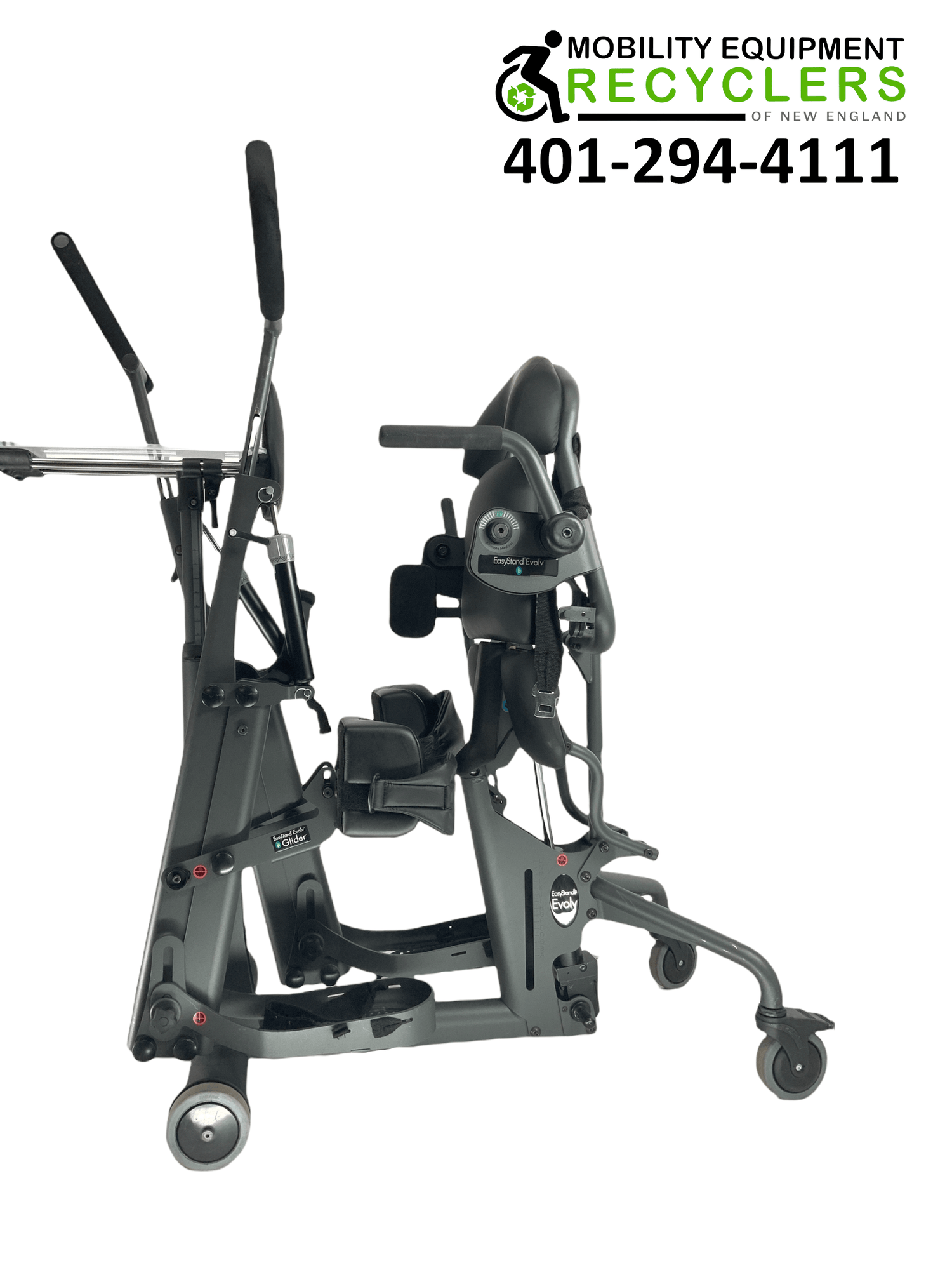 EasyStand Evolv Glider Sit to Stand | Adult Large | 5"-6'2" | 280 lbs Weight Capacity-Mobility Equipment for Less
