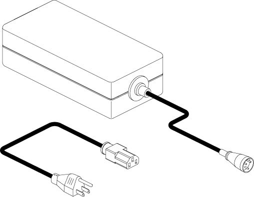 Sketch diagram of Off-Board Battery Charger for Jazzy Passport and Jazzy Carbon