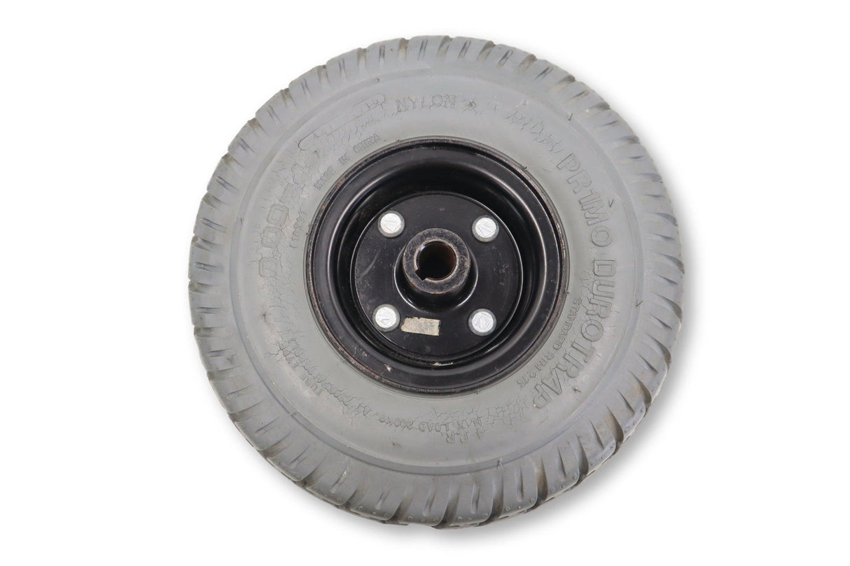 Flat-Free Drive Wheel Assembly for Jazzy 610, 1103, 1107, 1113, 1113 ATS, Select & J6 | Primo Durotrap 10" x 3" Tires | WHLASMB1418-Mobility Equipment for Less