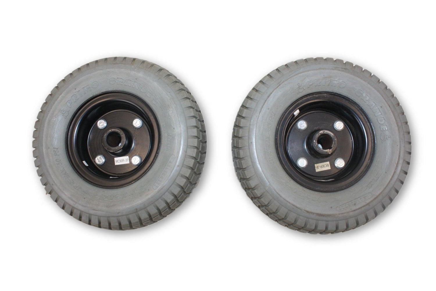 Hoveround MPV 4, MPV 5, Ranger Solo, Shoprider Streamer, Shoprider Sunrunner Power Chair Drive Wheel  | Primo Grande | 9 x 3.5 Inch | Certified Pre-Owned - Mobility Equipment for Less