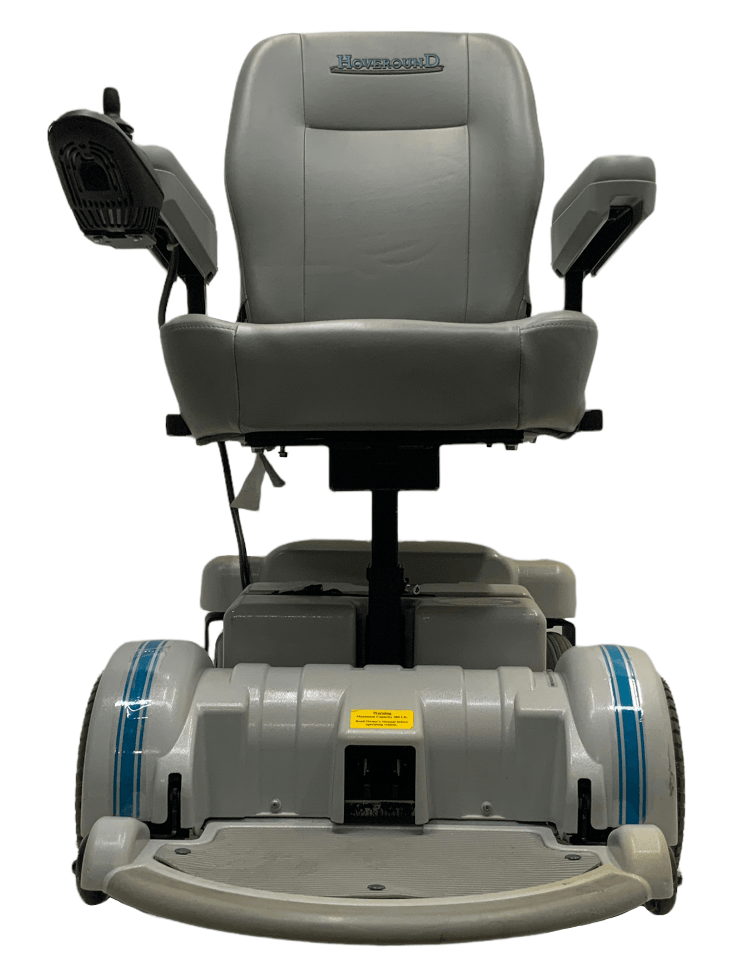 hoveround mpv5 grey power wheelchair front