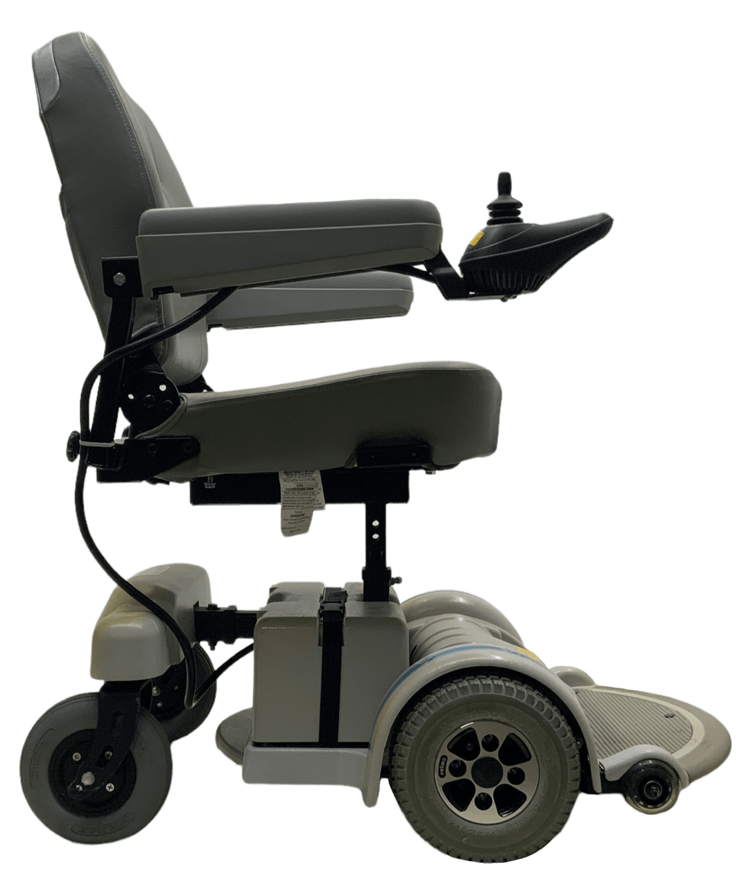 hoveround mpv5 grey power wheelchair right view