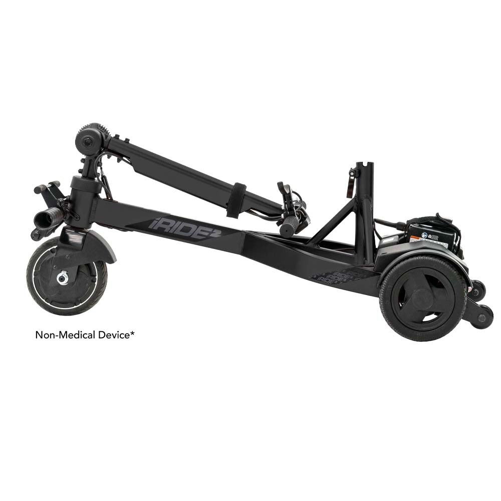 iRide Scooter folded for travel