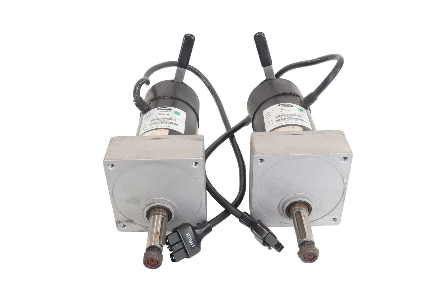 front view of motors for the Invacare M41 power chair