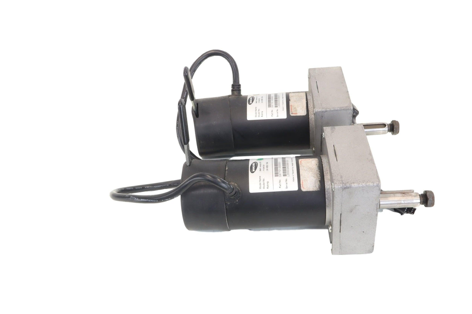 left side view of motors for the Invacare M41 power chair