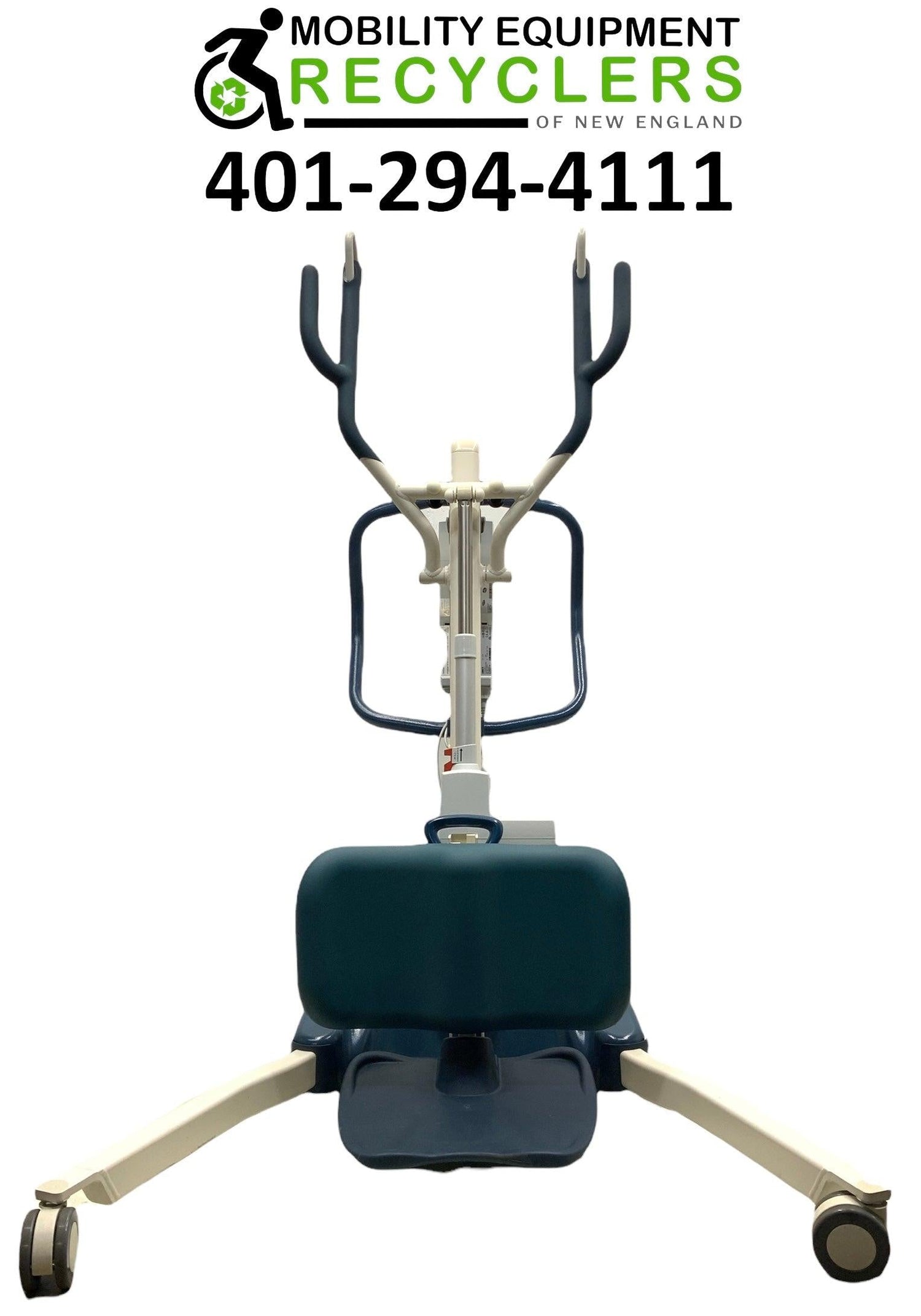 Invacare Roze Electric Patient Lift | 37 - 63.5 Inches | Power Operated Base, Sling Included, Adjustable Knee Pads, Detachable Foot Plate, Locking Casters-Mobility Equipment for Less