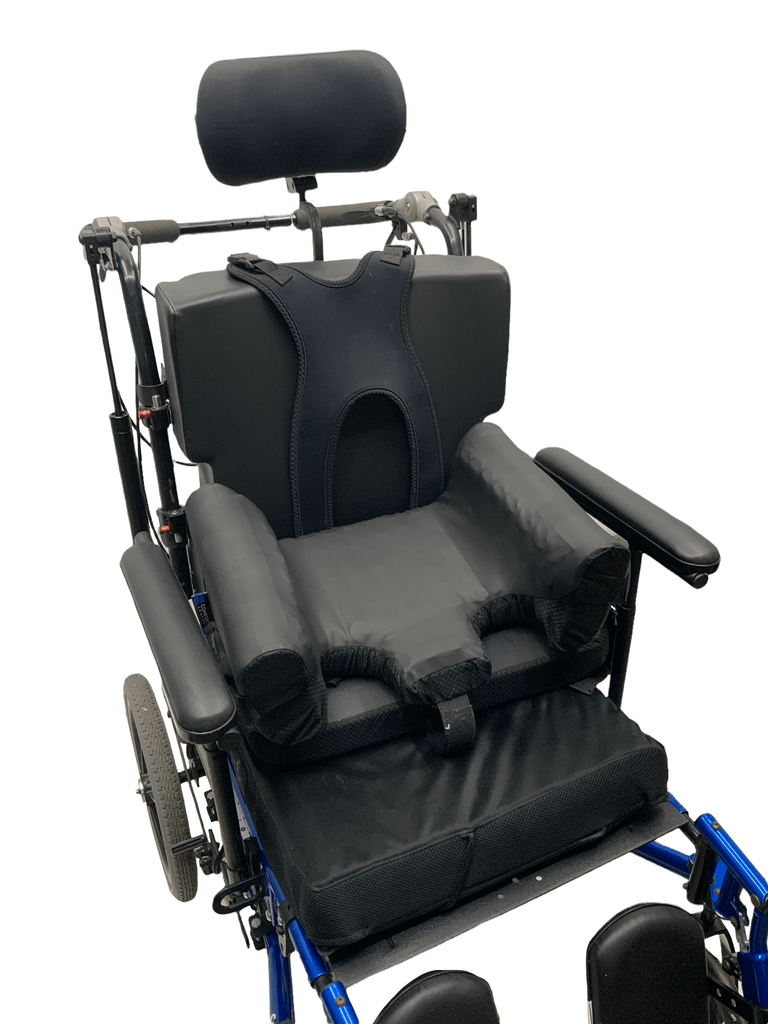 invacare solara 3g blue tilt-in-space manual wheelchair cushions