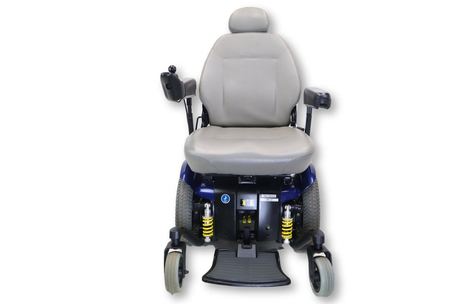Jazzy 614 Electric Powered Wheelchair | 21" x 20" Seat | Pride Mobility | Sleek Blue Exterior-Mobility Equipment for Less