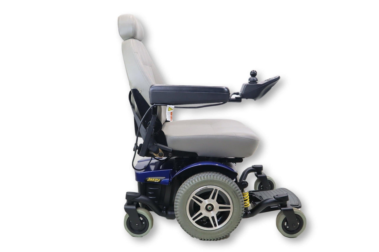 Jazzy 614 Electric Powered Wheelchair | 21" x 20" Seat | Pride Mobility | Sleek Blue Exterior-Mobility Equipment for Less