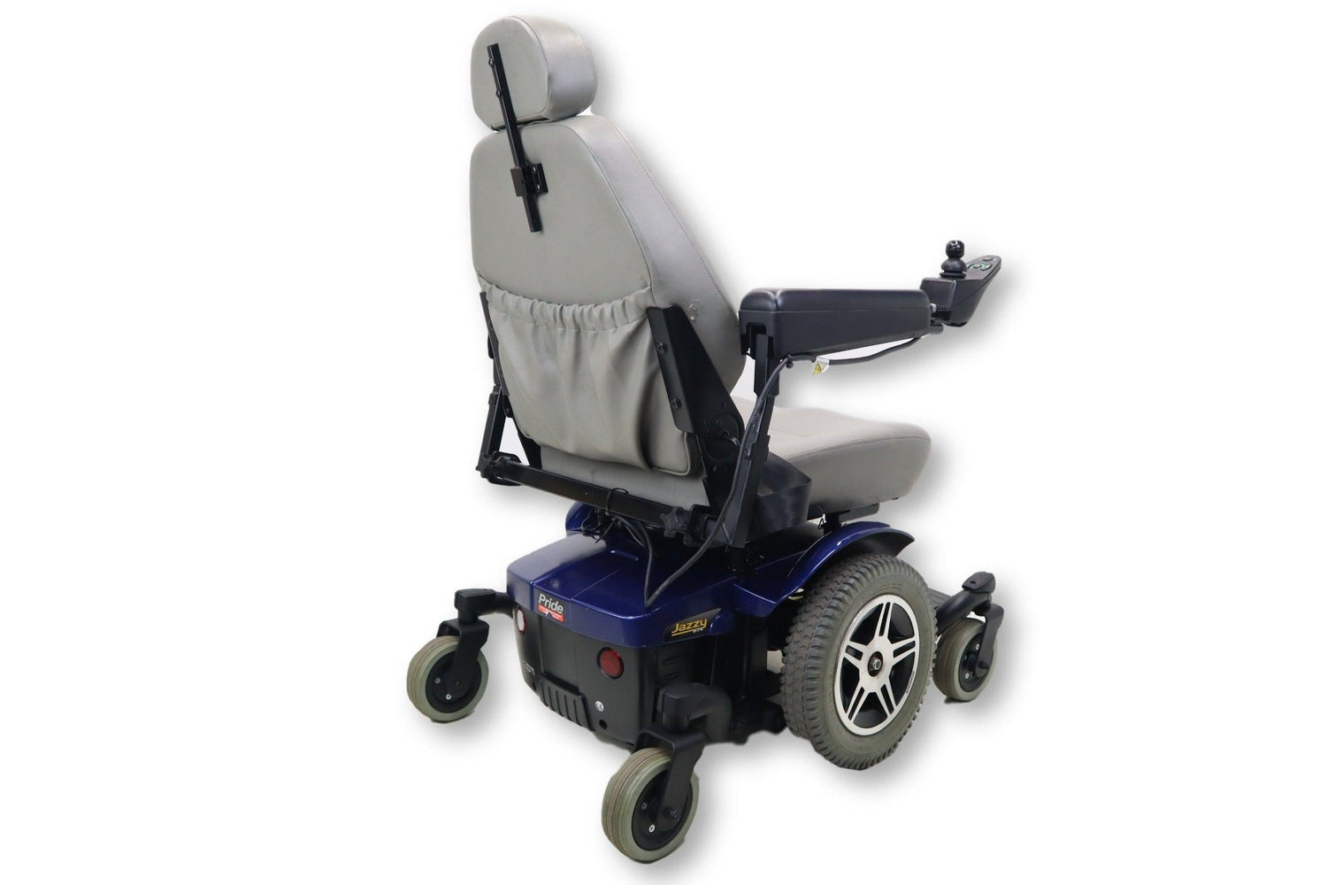 Jazzy 614 Electric Powered Wheelchair | 21" x 20" Seat | Pride Mobility | Sleek Blue Exterior-Mobility Equipment for Less