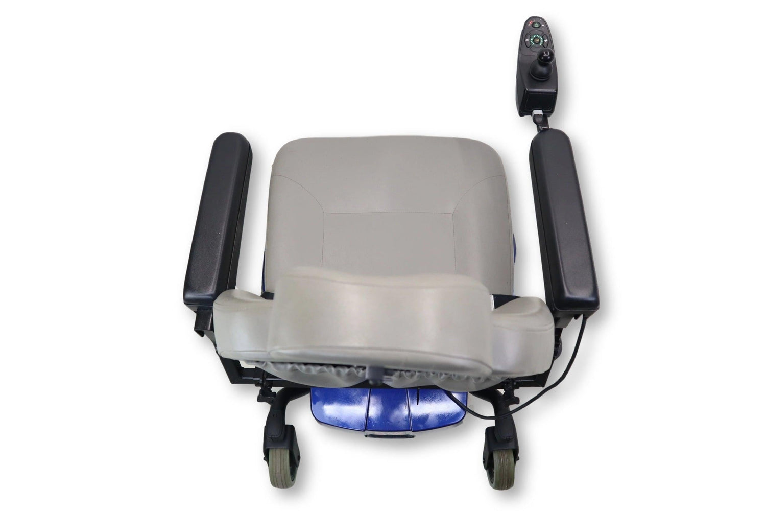 Jazzy 614 Electric Powered Wheelchair | 21" x 20" Seat | Pride Mobility | Sleek Blue Exterior-Mobility Equipment for Less