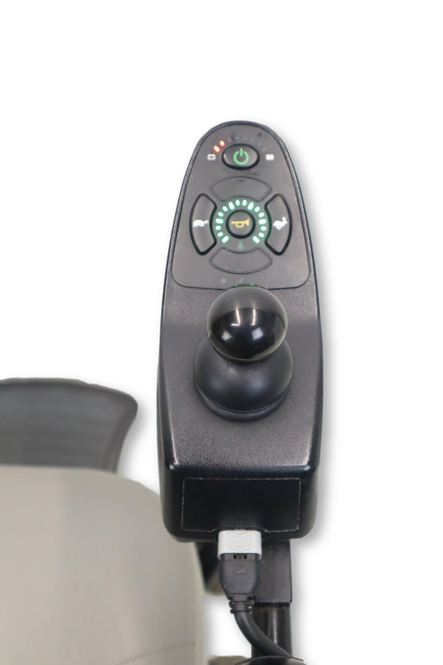 Jazzy 614 Electric Powered Wheelchair | 21" x 20" Seat | Pride Mobility | Sleek Blue Exterior-Mobility Equipment for Less