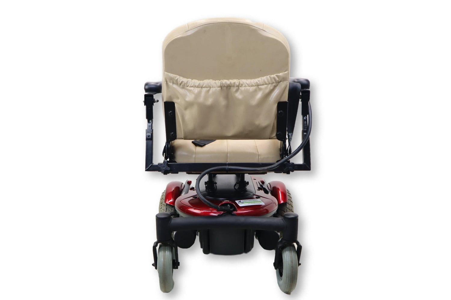 Jet 3 Ultra Electric Powered Wheelchair | 19" x 16" Seat Assembly | Pride Mobility | Candy Apple Red Exterior-Mobility Equipment for Less