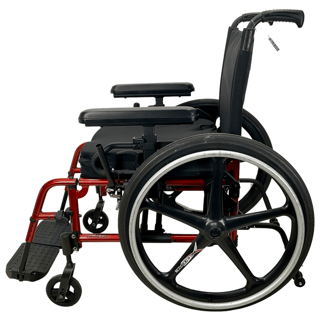 Ki Mobility Catalyst 5 Folding Manual Wheelchair | 18 x 19 Seat | Like New! - Mobility Equipment for Less