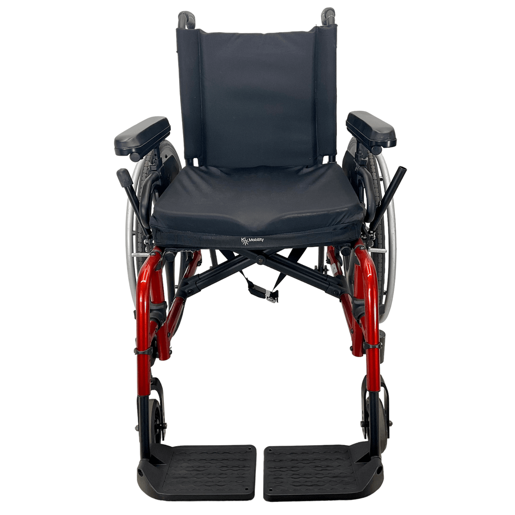 Ki Mobility Catalyst 5 Folding Manual Wheelchair | 18 x 19 Seat | Like New! - Mobility Equipment for Less