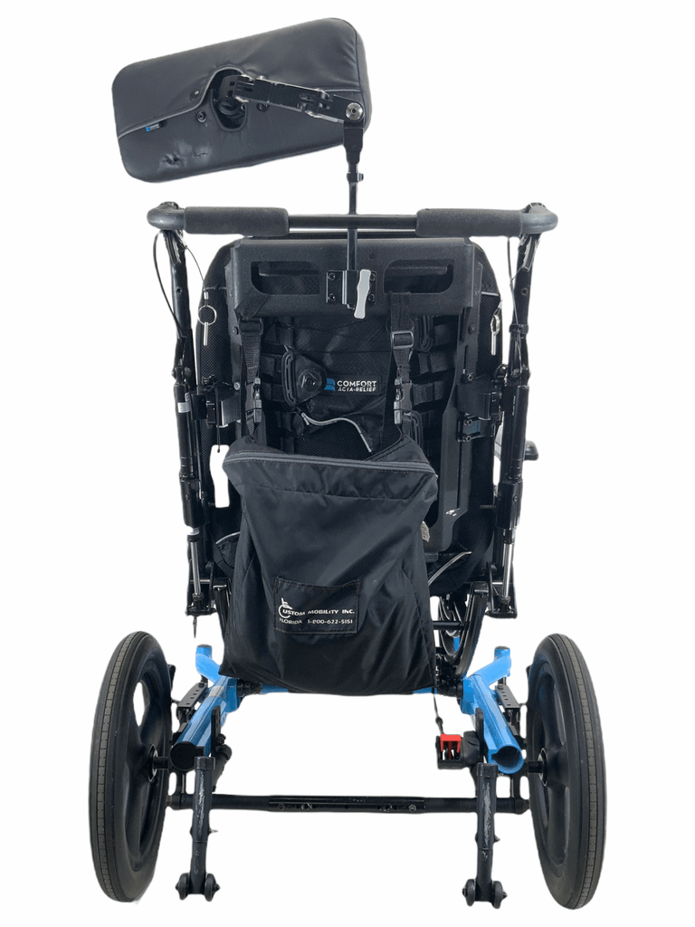 Ki Mobility Focus CR Tilt-In-Space Manual Wheelchair 20" x 17" Seat | -5° - 50° Tilt | Height Adjustable Armrests | Adjustable Headrest-Mobility Equipment for Less