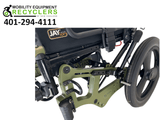 Ki Mobility Liberty FT Tilt In Space Tilt-In-Space Manual Wheelchair | Transit Kit, Height Adjustable Armrest, Contoured Backrest-Mobility Equipment for Less