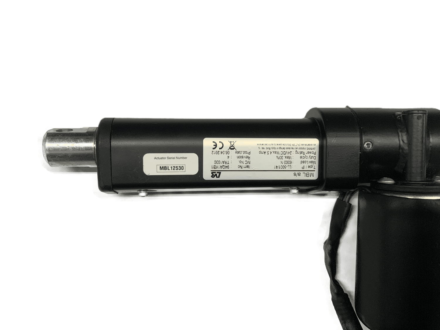 Leg Rest Actuator for Invacare, Quickie, and Pride Mobility Quantum Power Chairs | 94QA1KB1