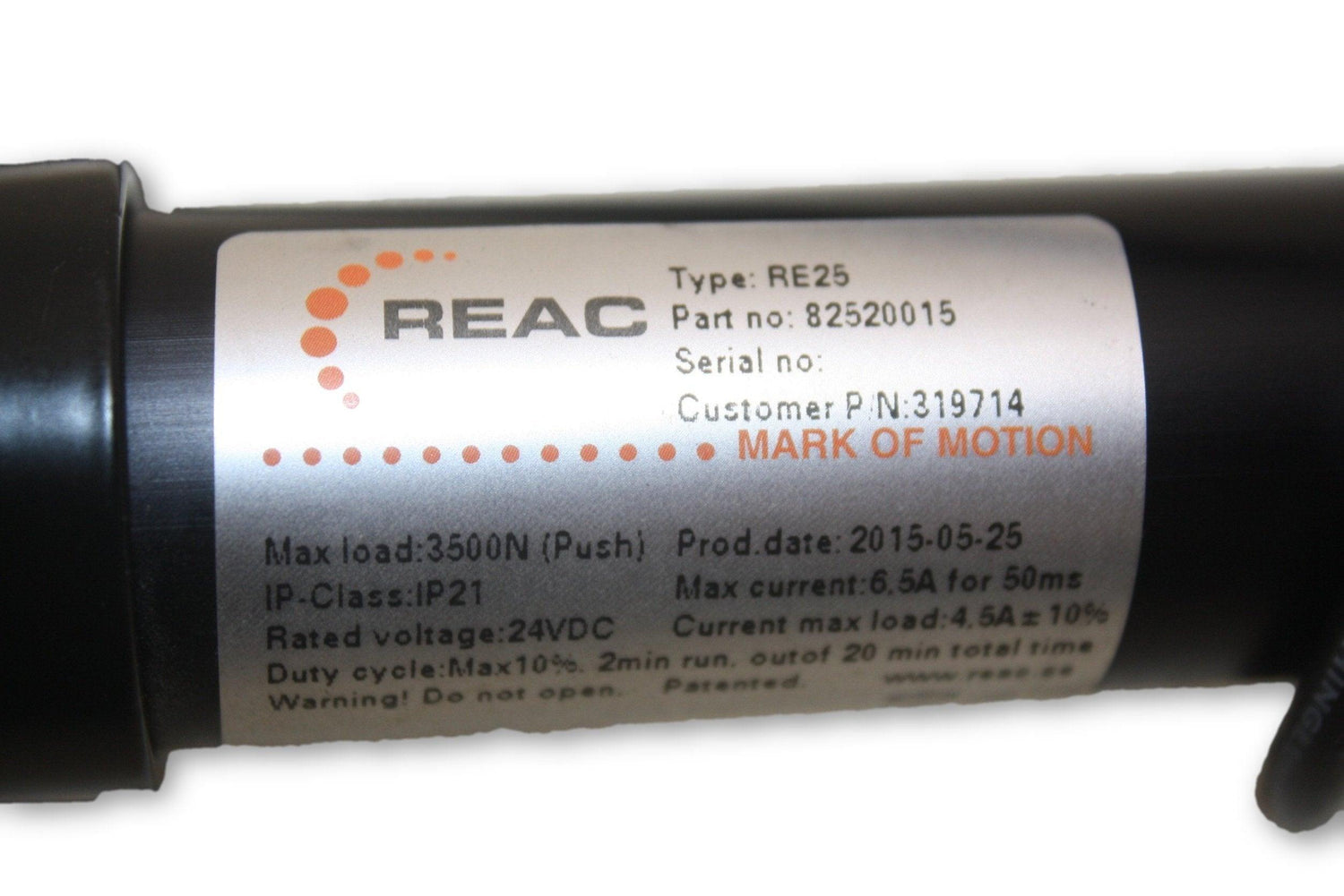 Leg Rest Actuator for Permobil M300, F3 Power Wheelchair | REAC 82520015 | 319714-Mobility Equipment for Less