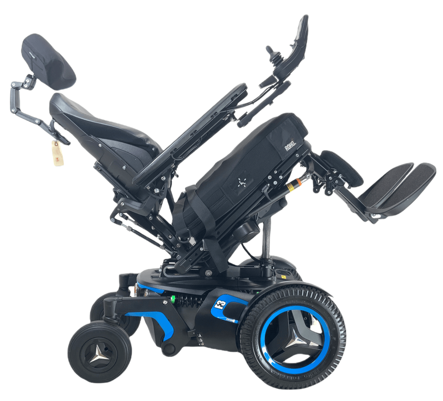 Like-New 2019 Permobil F3 Corpus Rehab Power Wheelchair | 18 x 21 Seat | Only 2 Miles! | Seat Elevate, Tilt, Recline, Power Legs | 80% Savings!-Mobility Equipment for Less