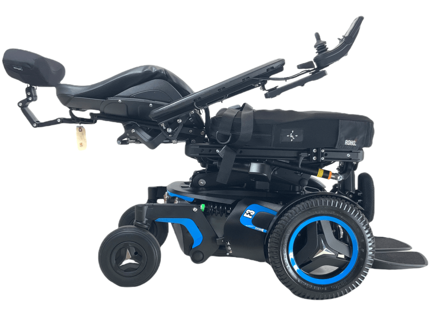 Like-New 2019 Permobil F3 Corpus Rehab Power Wheelchair | 18 x 21 Seat | Only 2 Miles! | Seat Elevate, Tilt, Recline, Power Legs | 80% Savings!-Mobility Equipment for Less