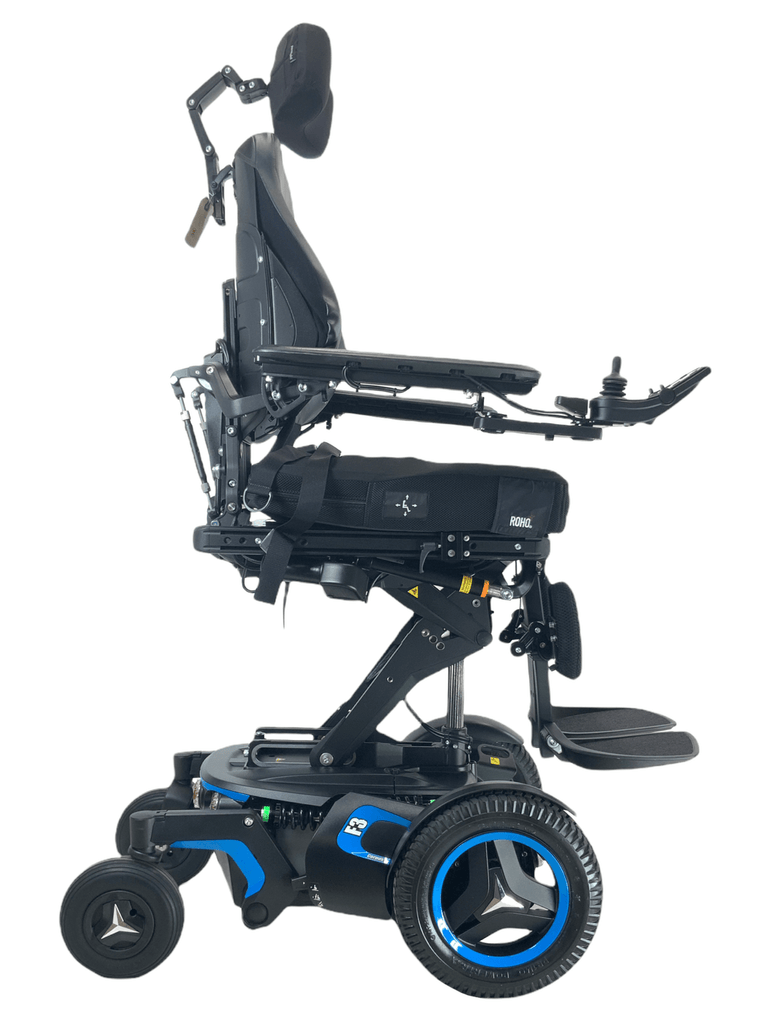 Like-New 2019 Permobil F3 Corpus Rehab Power Wheelchair | 18 x 21 Seat | Only 2 Miles! | Seat Elevate, Tilt, Recline, Power Legs | 80% Savings!-Mobility Equipment for Less