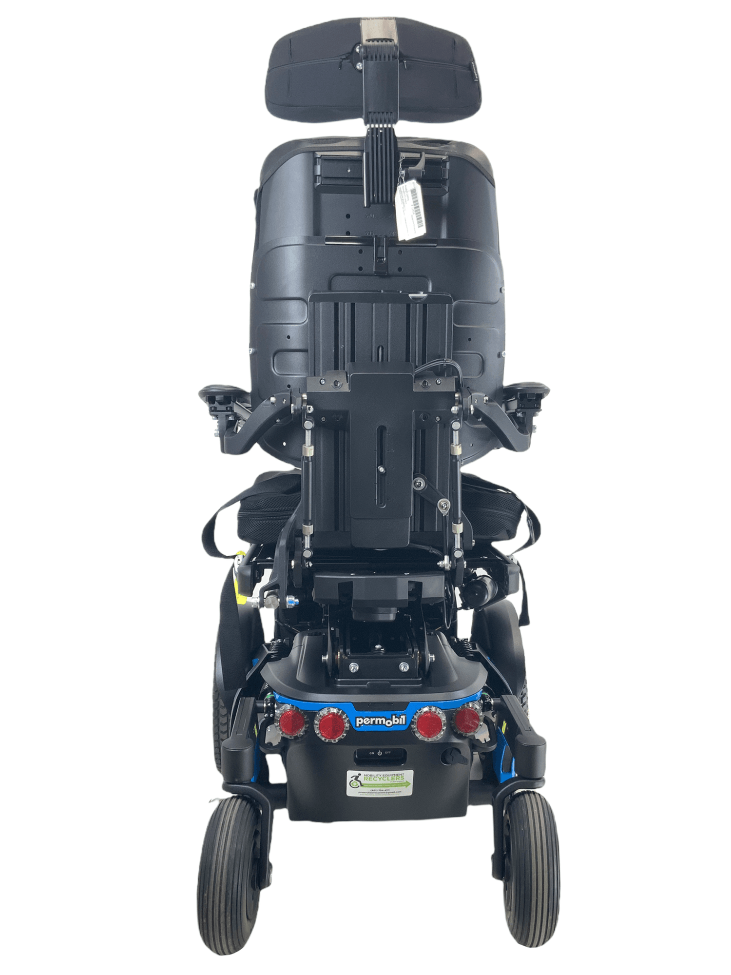 Like-New 2019 Permobil F3 Corpus Rehab Power Wheelchair | 18 x 21 Seat | Only 2 Miles! | Seat Elevate, Tilt, Recline, Power Legs | 80% Savings!-Mobility Equipment for Less