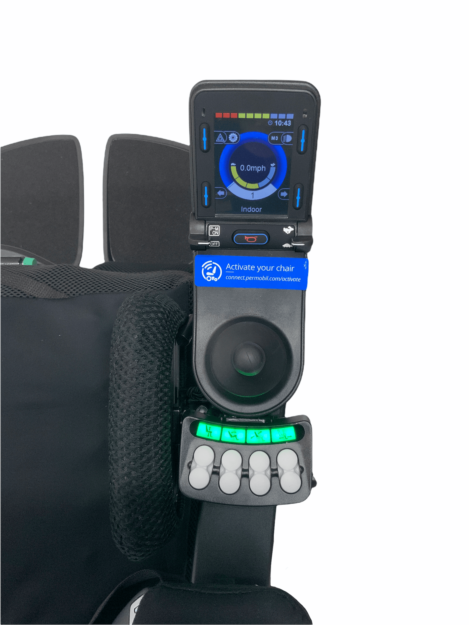 Like-New 2020 Permobil F3 Rehab Power Chair | 17" x 20" Seat | Seat Elevate, Tilt, Recline, Power Legs | Only 3 Miles!-Mobility Equipment for Less