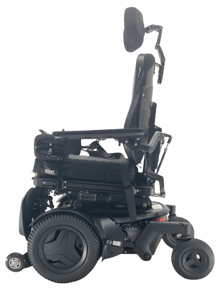 Like-New 2020 Permobil F3 Rehab Power Chair | 17" x 20" Seat | Seat Elevate, Tilt, Recline, Power Legs | Only 3 Miles!-Mobility Equipment for Less