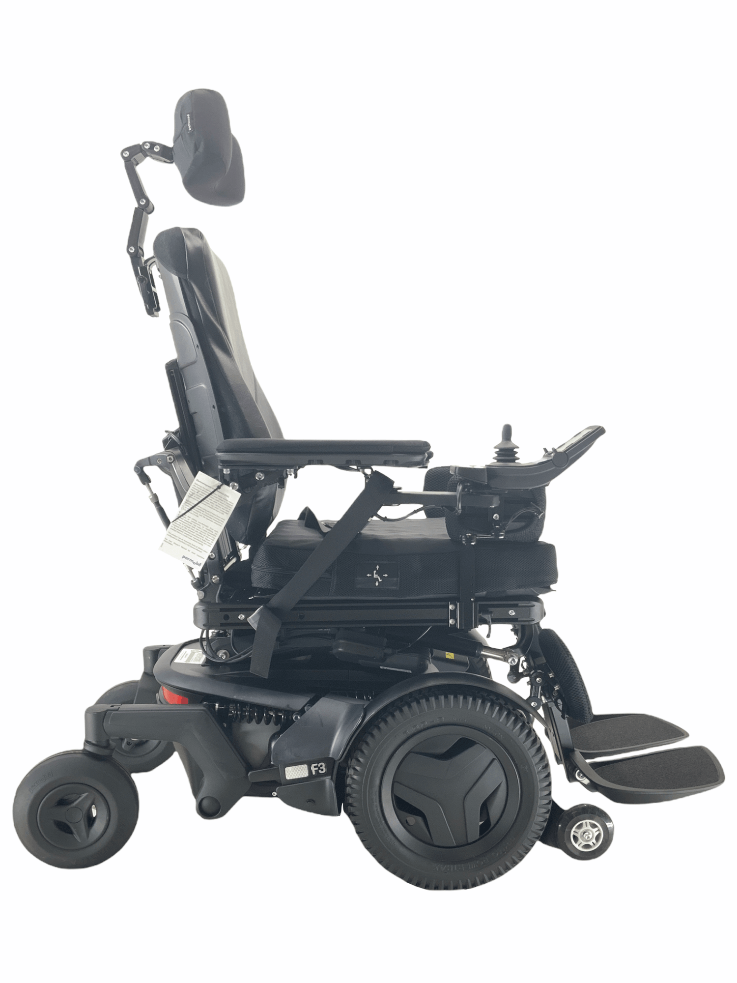 Like-New 2020 Permobil F3 Rehab Power Chair | 17" x 20" Seat | Seat Elevate, Tilt, Recline, Power Legs | Only 3 Miles!-Mobility Equipment for Less