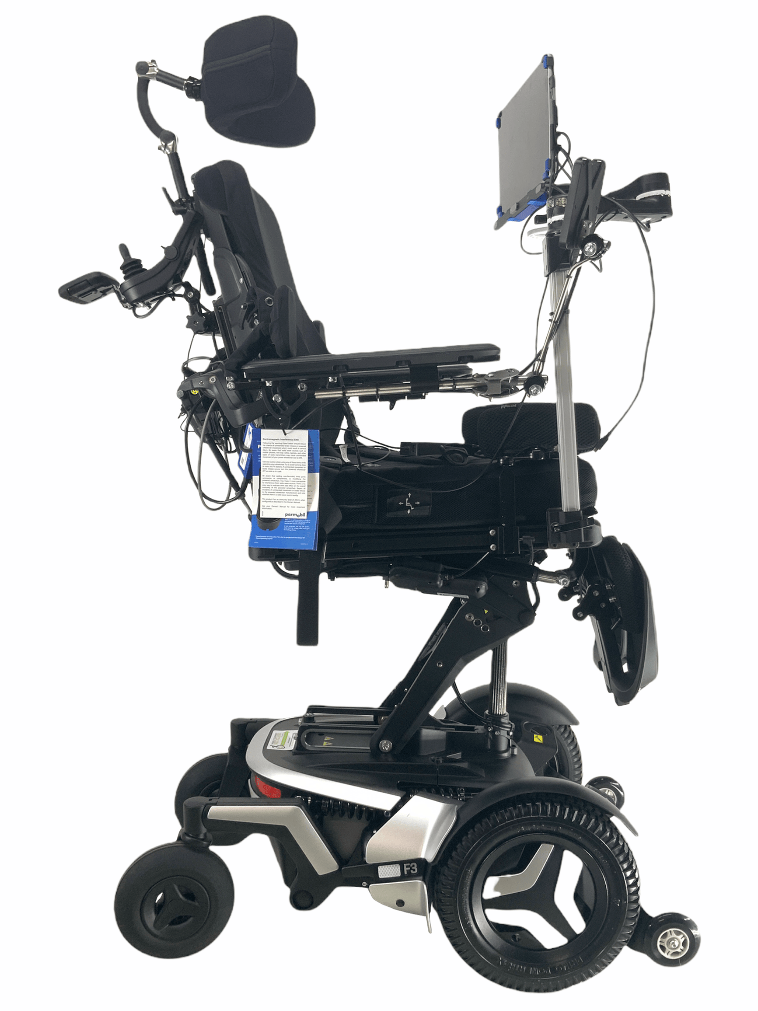 Like-New 2020 Permobil F3 Rehab Power Chair | EYE-Control Ability Drive Function! | Seat Elevate, Tilt, Recline, Power Legs | Only 6 Miles!-Mobility Equipment for Less