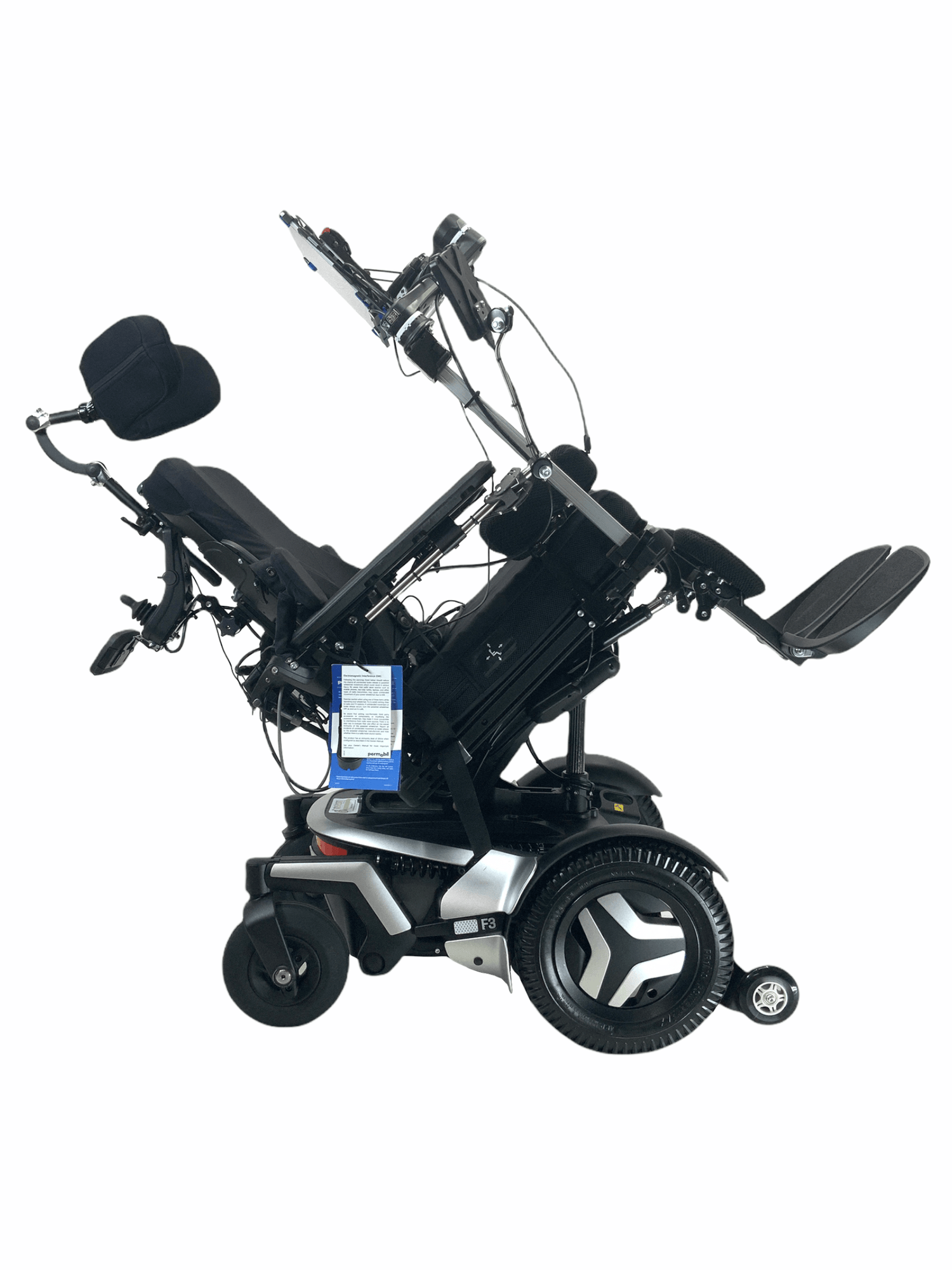 Like-New 2020 Permobil F3 Rehab Power Chair | EYE-Control Ability Drive Function! | Seat Elevate, Tilt, Recline, Power Legs | Only 6 Miles!-Mobility Equipment for Less