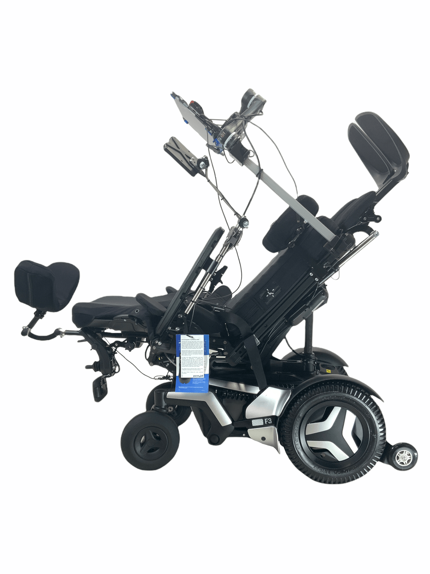 Like-New 2020 Permobil F3 Rehab Power Chair | EYE-Control Ability Drive Function! | Seat Elevate, Tilt, Recline, Power Legs | Only 6 Miles!-Mobility Equipment for Less