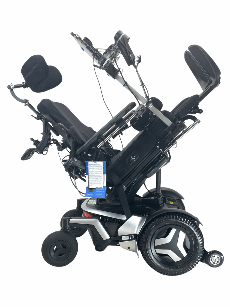 Like-New 2020 Permobil F3 Rehab Power Chair | EYE-Control Ability Drive Function! | Seat Elevate, Tilt, Recline, Power Legs | Only 6 Miles!-Mobility Equipment for Less