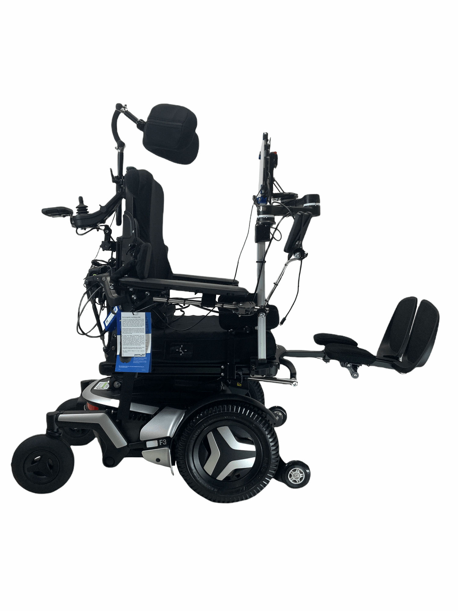 Like-New 2020 Permobil F3 Rehab Power Chair | EYE-Control Ability Drive Function! | Seat Elevate, Tilt, Recline, Power Legs | Only 6 Miles!-Mobility Equipment for Less