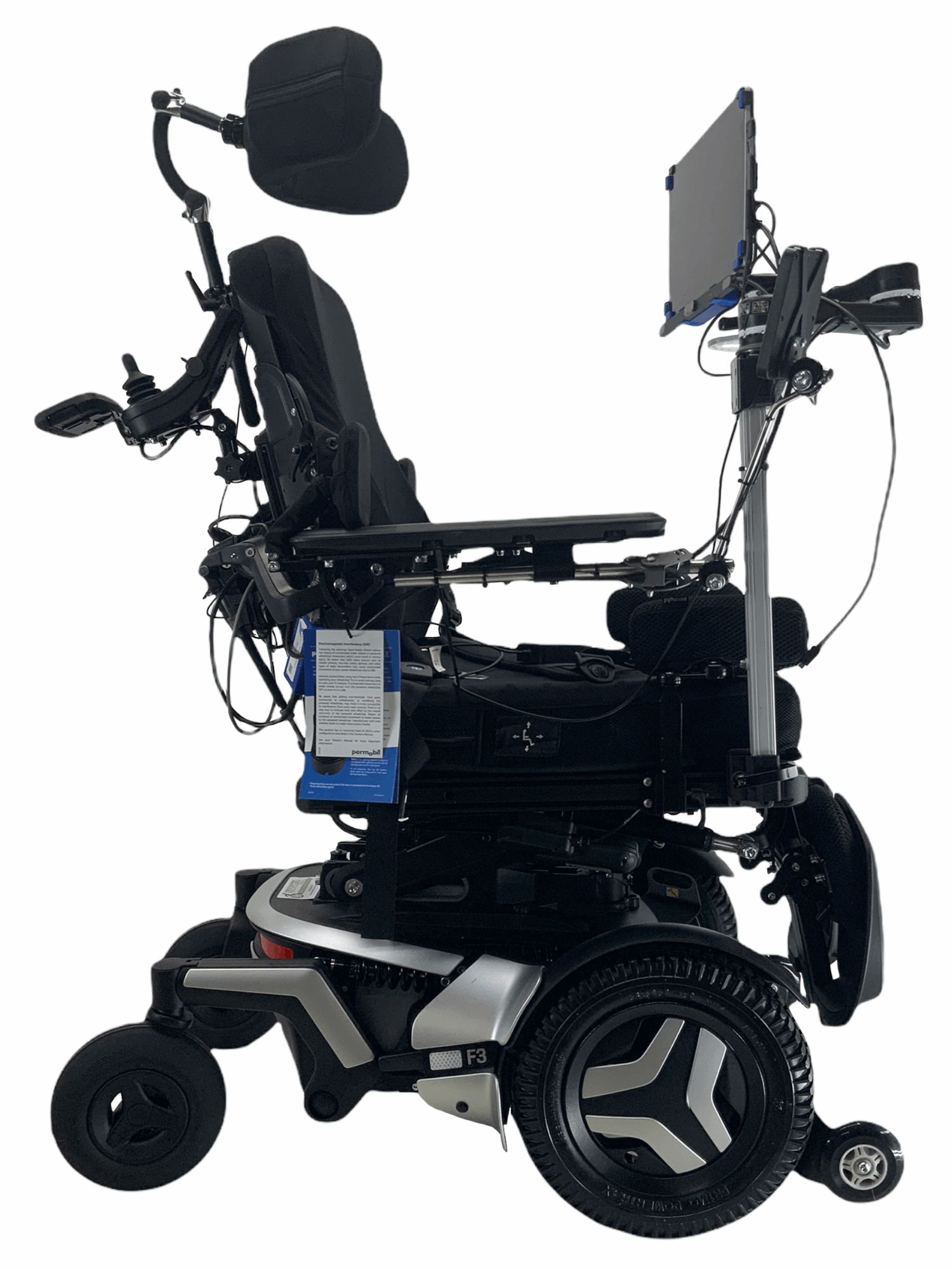 Like-New 2020 Permobil F3 Rehab Power Chair | EYE-Control Ability Drive Function! | Seat Elevate, Tilt, Recline, Power Legs | Only 6 Miles!-Mobility Equipment for Less