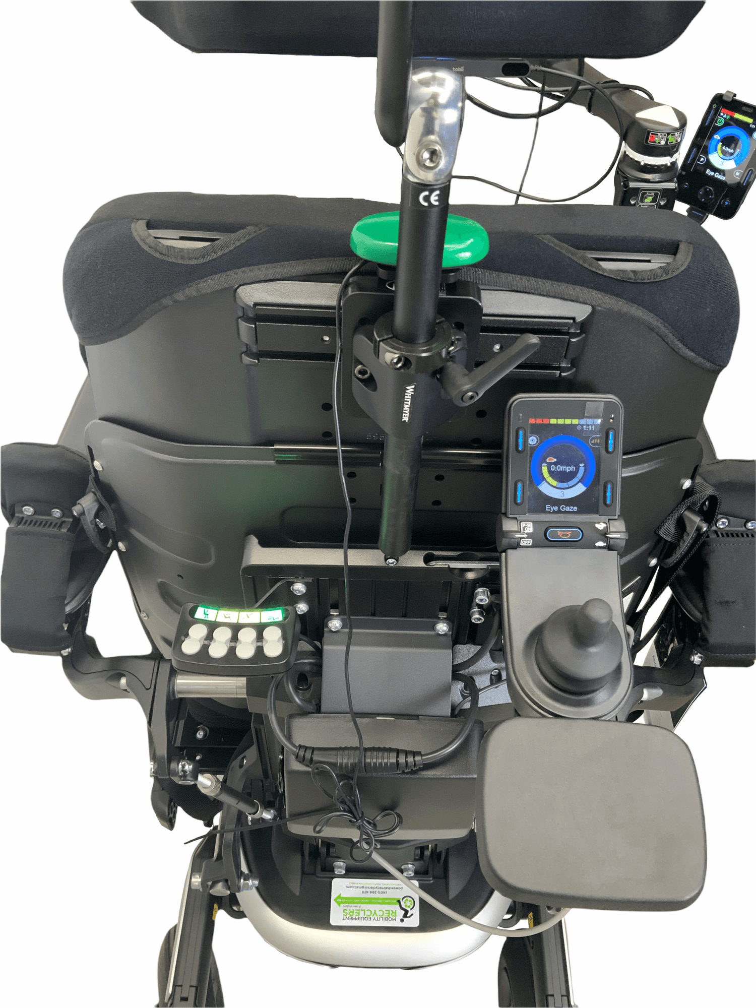 Like-New 2020 Permobil F3 Rehab Power Chair | EYE-Control Ability Drive Function! | Seat Elevate, Tilt, Recline, Power Legs | Only 6 Miles!-Mobility Equipment for Less